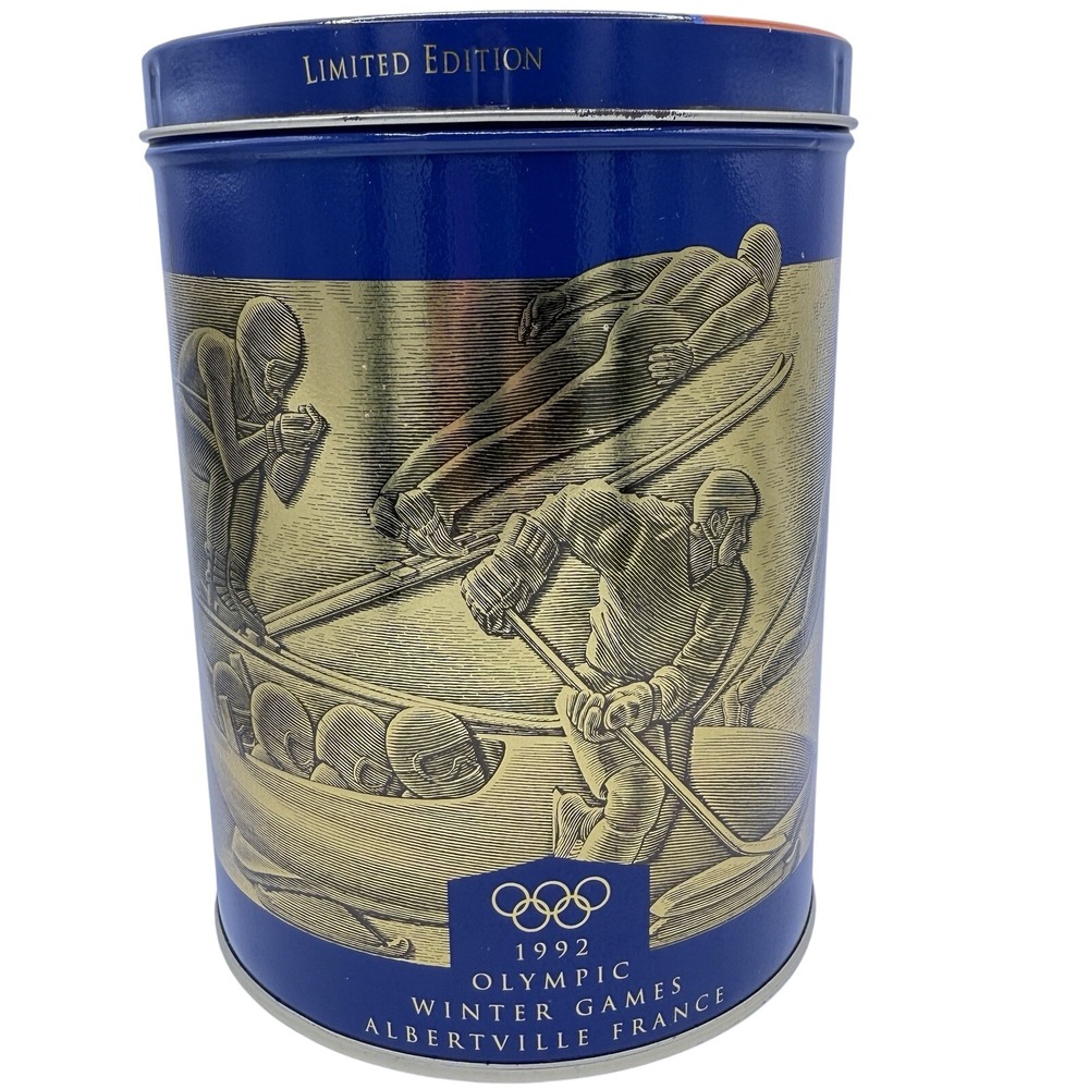 Vintage Uncle Ben's Rice 1992 U.S. Winter Olympics Limited Edition‎ Tin (Empty)